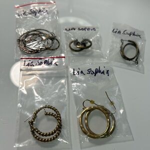 Lia Sophia Gold and Silver Earring Collection